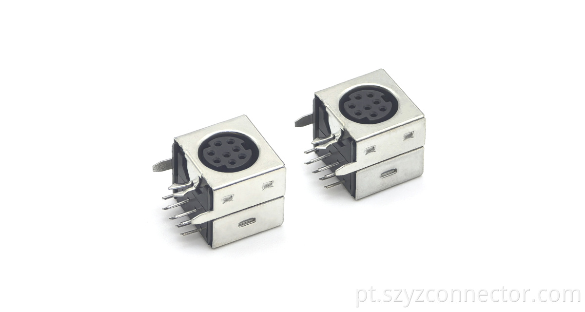 MDC Micro terminal feminino ângulo reto Dip 2*4p MDC Micro Terminal Female Right Angle DIP 2*4P